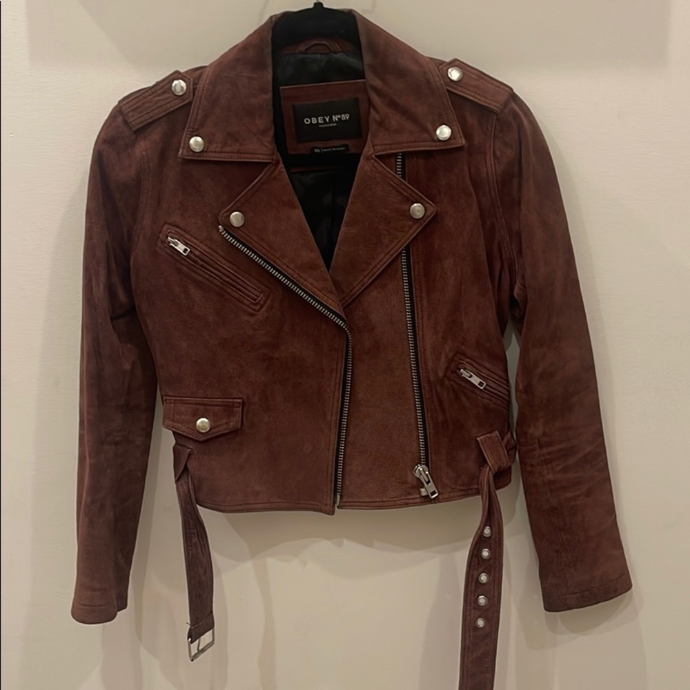 SUEDE OBEY JACKET